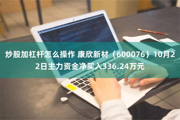 炒股加杠杆怎么操作 康欣新材（600076）10月22日主力资金净买入336.24万元